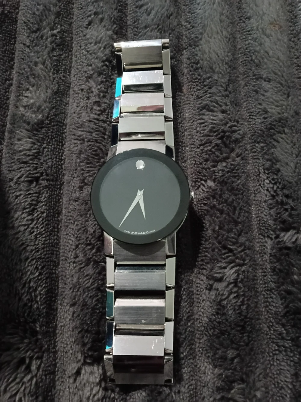 Movado worn lightly